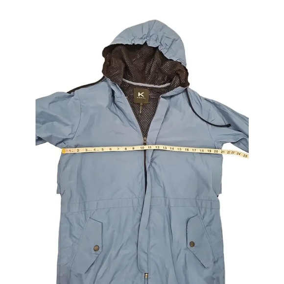KORAL Eve Rincosa Blue Hooded Rain Jacket Size S - Picture 10 of 12